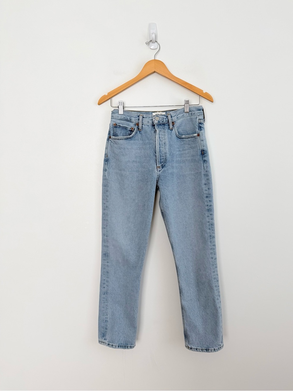 Agolde Riley High Rise Cropped Jeans - Picture 6 of 14